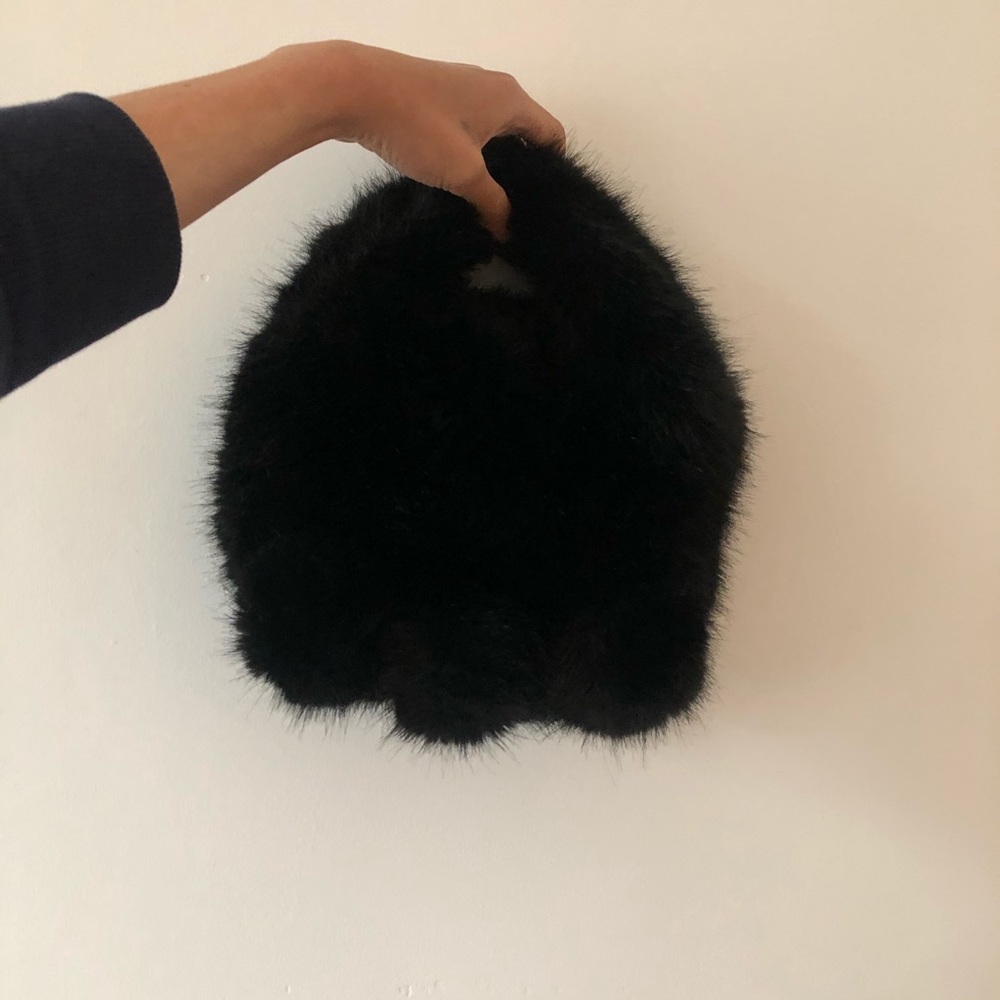 Comme des garçons GIRL fuzzy paw bag